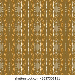 Seamless fabric pattern, exotic pattern, modern pattern, luxury, distinctive, vector pattern, wallpaper, decoration, brown background