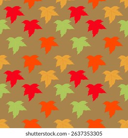 Seamless fabric pattern, exotic pattern, modern pattern, luxury, distinctive, vector pattern, wallpaper, decoration, brown background