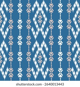 Seamless fabric pattern, exotic pattern, modern pattern, luxury, distinctive, vector pattern, wallpaper, decoration, blue background