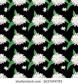 Seamless fabric pattern, seamless floral,exotic pattern, modern pattern, luxury, distinctive, vector pattern, wallpaper, decoration, black background