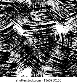 Seamless  Fabric Pattern with Grunge Lines and Stripes. Cracked Strokes Texture. Grunge brushstrokes Pattern. Sporty Clothes Background.