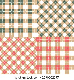 Seamless fabric pattern. Picnic fabric pattern. Decorative wrapping paper patterns.