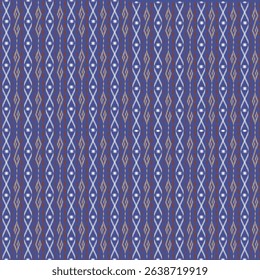 Seamless fabric pattern, Thai woven fabric, unique pattern, modern pattern, luxury, outstanding, vector pattern wallpaper, decoration, blue background