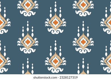 Seamless fabric pattern with traditional ornaments Design for backgrounds, carpets, wallpapers, clothes, wraps, batik, fabrics.