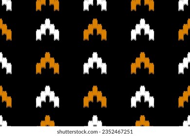 Seamless fabric pattern with traditional ornaments Design for backgrounds, carpets, wallpapers, clothes, wraps, batik, fabrics.