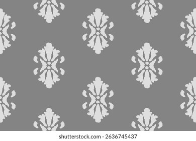 Seamless fabric pattern with traditional ornaments Design for backgrounds, carpets, wallpapers, clothes, wraps, batik, fabrics.