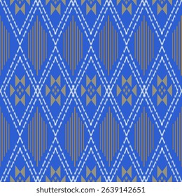 Seamless fabric pattern, unique pattern, modern style, luxurious and outstanding, vector pattern, wallpaper, decoration, Thai silk
