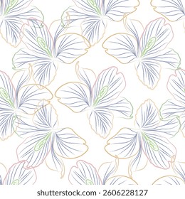 Seamless fabric of petal pattern, like illustration. Suit for package design, wallpaper, fashion print, Housing wallpaper, arty-crafty.
