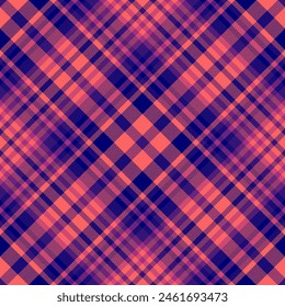 Tejido sin costura a cuadros de textura a cuadros con un patrón de fondo de Vector de color escocés en colores rojo y regimiento.