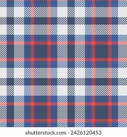seamless fabric plaid pattern vector