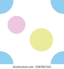 Seamless fabric of polka dots pattern, like illustration. Suit for package design, wallpaper, fashion print, Housing wallpaper, arty-crafty.
