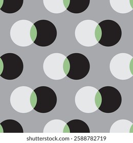 Seamless fabric of polka dots pattern, like illustration. Suit for package design, wallpaper, fashion print, Housing wallpaper, arty-crafty.
