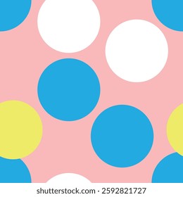 Seamless fabric of polka dots pattern, like illustration. Suit for package design, wallpaper, fashion print, Housing wallpaper, arty-crafty.
