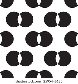 Seamless fabric of polka dots pattern, like illustration. Suit for package design, wallpaper, fashion print, Housing wallpaper, arty-crafty.

