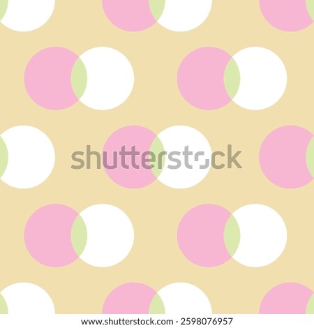 Seamless fabric of polka dots pattern, like illustration. Suit for package design, wallpaper, fashion print, Housing wallpaper, arty-crafty.
