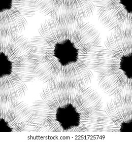 Seamless fabric of  psychedelic Line Pattern, like illustration. Suit for package design, wallpaper, fashion print.