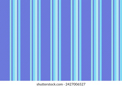 Seamless fabric stripe of pattern lines vertical with a textile vector background texture in cyan and bright colors.