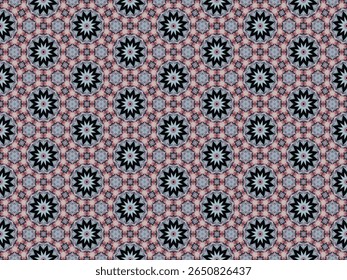Seamless Fabric Textile Symmetric Luxury Tile Fashion Design Art Cloth Background Endless Decoration Geometric Shape Graphic Visual Template Texture Digital Wallpaper Perspective Interior Pattern.