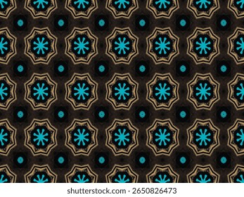 Seamless Fabric Textile Symmetric Luxury Tile Fashion Design Art Cloth Background Endless Decoration Geometric Shape Graphic Visual Template Texture Digital Wallpaper Perspective Interior Pattern.