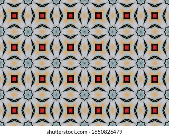 Tecido Sem Costura Têxtil Simétrico De Luxo Design De Moda Pano De Arte Fundo Decoração Sem Fim Forma Geométrica Gráfico Visual Template Textura Digital Wallpaper Perspectiva Interior Padrão.