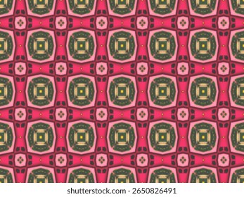 Seamless Fabric Textile Symmetric Luxury Tile Fashion Design Art Cloth Background Endless Decoration Geometric Shape Graphic Visual Template Texture Digital Wallpaper Perspective Interior Pattern.