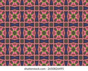 Seamless Fabric Textile Symmetric Luxury Tile Fashion Design Art Cloth Background Endless Decoration Geometric Shape Graphic Visual Template Texture Digital Wallpaper Perspective Interior Pattern.