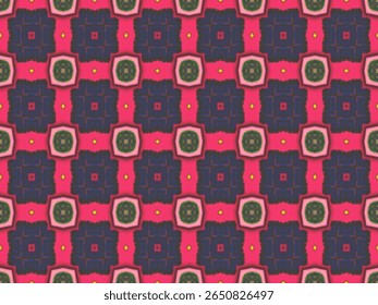 Seamless Fabric Textile Symmetric Luxury Tile Fashion Design Art Cloth Background Endless Decoration Geometric Shape Graphic Visual Template Texture Digital Wallpaper Perspective Interior Pattern.