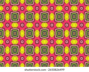 Seamless Fabric Textile Symmetric Luxury Tile Fashion Design Art Cloth Background Endless Decoration Geometric Shape Graphic Visual Template Texture Digital Wallpaper Perspective Interior Pattern.