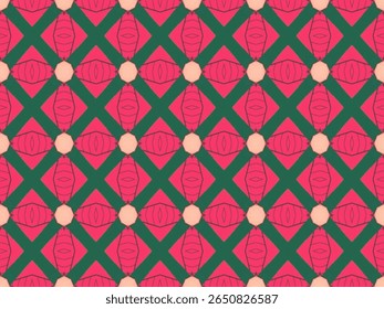 Seamless Fabric Textile Symmetric Luxury Tile Fashion Design Art Cloth Background Endless Decoration Geometric Shape Graphic Visual Template Texture Digital Wallpaper Perspective Interior Pattern.