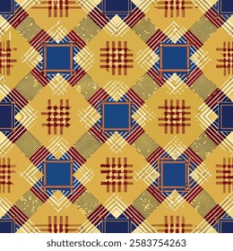 Seamless Fabric Texture Pattern Background Vector Layer Illustration