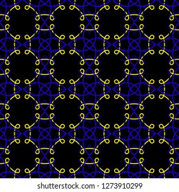  Seamless fabric texture print. Seamless border. Beautiful ornament. Retro pattern. 