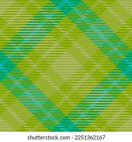 Seamless fabric texture. Textile background tartan. Pattern vector check plaid in yellow and green colors.