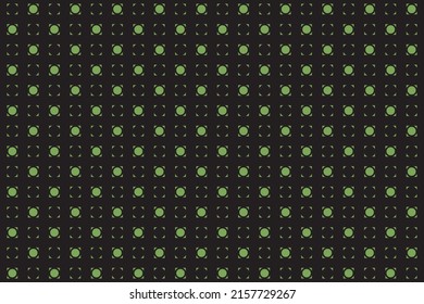 Seamless fabric vector background design. Green and black conceptual clothes background illustration. 