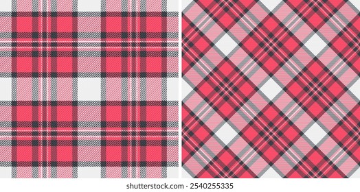 Vector de tela sin costuras de textura a cuadros con un patrón de tela de fondo de tartán. Establecer en los colores del espacio. Alfombras modernas para salas de estar con estilo.