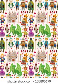 seamless Fairy tale pattern