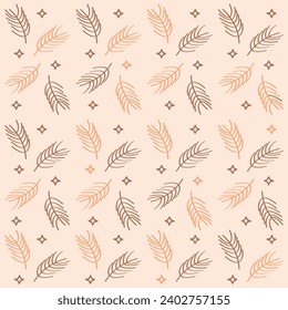Seamless Fall Autumn Leaves Background leaf texture, pattern, leaf pattern background with veins and cells. 