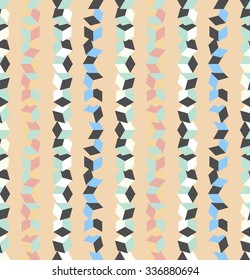 Seamless falling cubes background. Could be used as packing or covering design