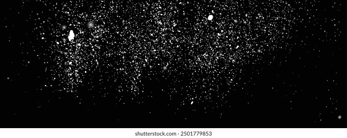 Seamless falling snow flakes background