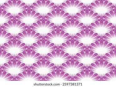 seamless fan pattern with geometric design for  fabric  wallpaper background textile printing home decoration curtains blanket wrapping phone wallpaper
