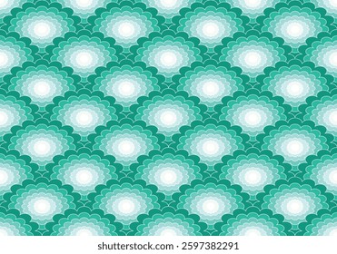 seamless fan pattern with geometric design for  fabric  wallpaper background textile printing home decoration curtains blanket wrapping phone wallpaper