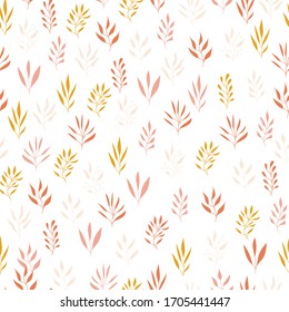 Diseño elegante y elegante con flores y hojas elegantes. Motivo floral de fantasía. Ilustración vectorial. 