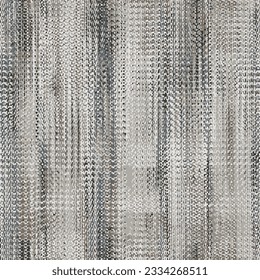 Seamless farmhouse style texture. Woven linen cloth pattern background. Line striped closeup weave fabric for kitchen towel material. Pinstripe fiber picnic table cloth