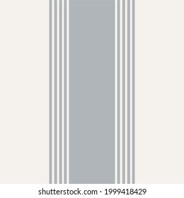  Seamless farmhouse style vertical stripes texture. Shabby chic style weave  background. Line striped  fabric for kitchen towel material, table cloth, wallpaper. Vector