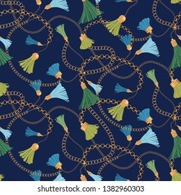 Seamless Fashion Accessory Vector Pattern