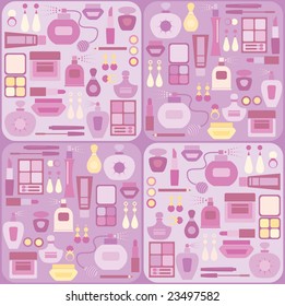 Seamless fashion background
