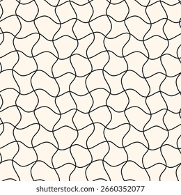 Seamless fashion checkered pattern on white background, hand drawn vector illustration for packaging, fabric and textile