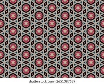 Seamless Fashion Digital Graphic Cloth Design Shape Tile Wallpaper Textile Art Endless Symmetric Interior Geometric Template Perspective Luxury Texture Decoration Background Fabric Visual Pattern.