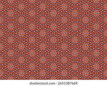 Seamless Fashion Digital Graphic Cloth Design Shape Tile Wallpaper Textile Art Endless Symmetric Interior Geometric Template Perspective Luxury Texture Decoration Background Fabric Visual Pattern.