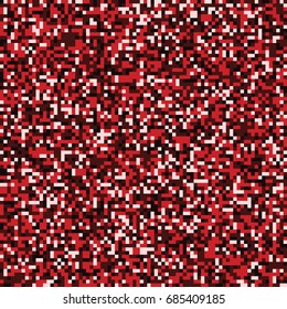 Seamless fashion digital pixel camouflage military pattern vector