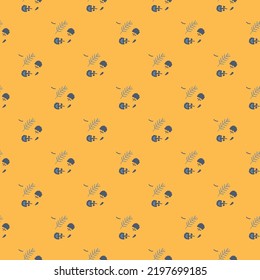 Seamless fashion floral decorative vector pattern